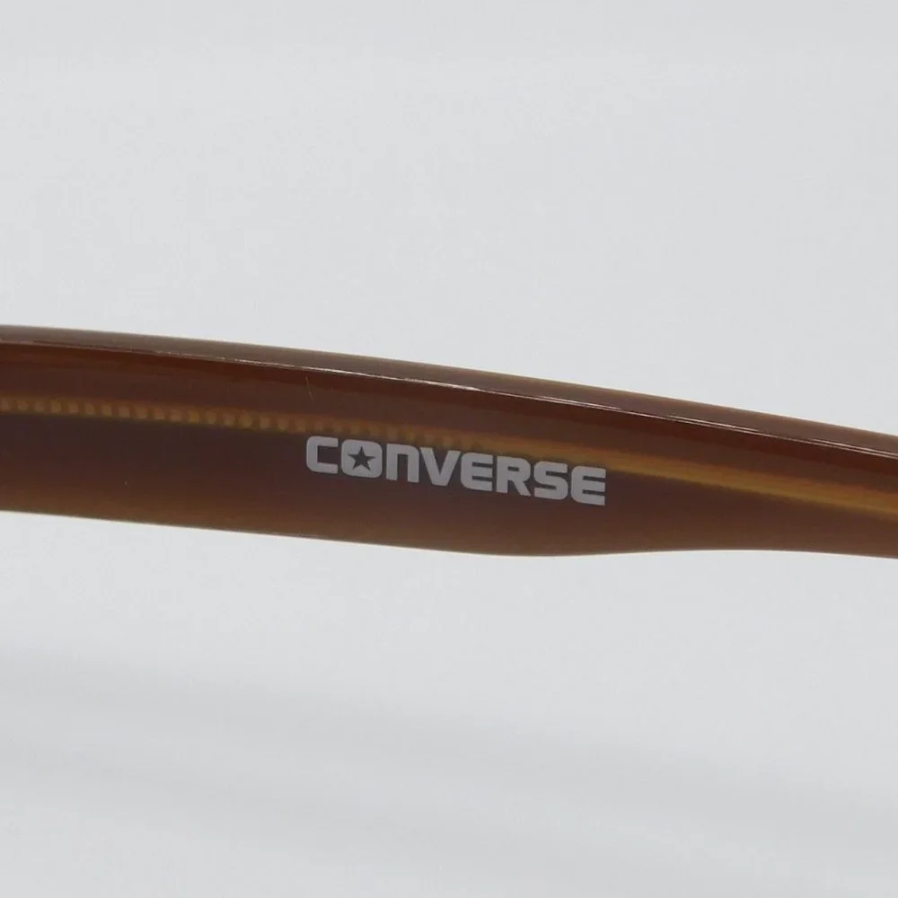 NEW CONVERSE WAIT FOR ME BROWN KIDS TEEN Rectangle EYEGLASSES FRAME 49-1…